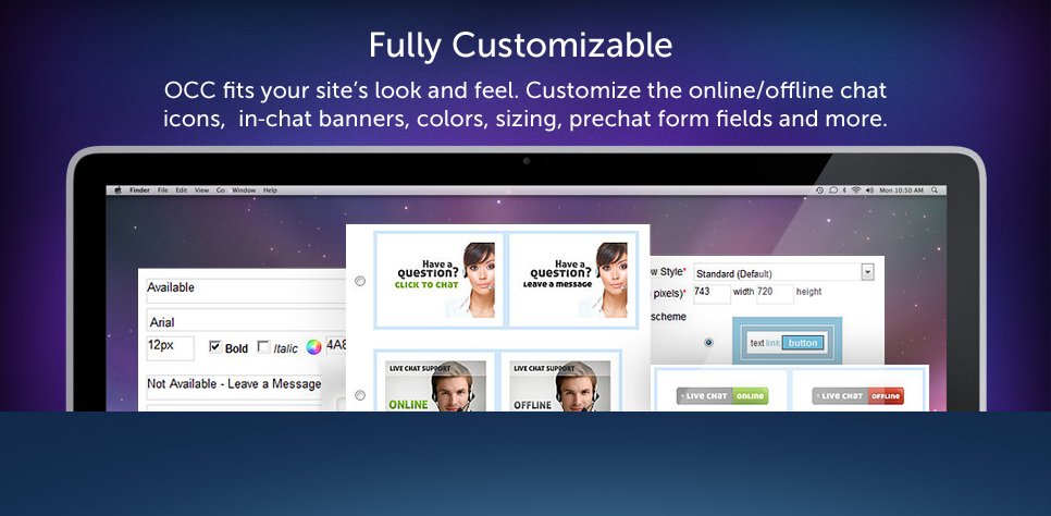 Live chat help available